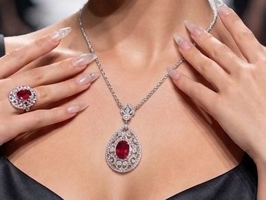 Catenine: Collier Princesse de feu – Nuovo e nell'imballaggio originale da St-Maurice venduto da Sandrinette123 1