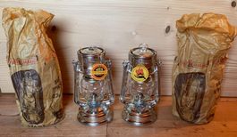 2 Petrollaternen Feuerhand Sturmkappe mit Originalverpackung