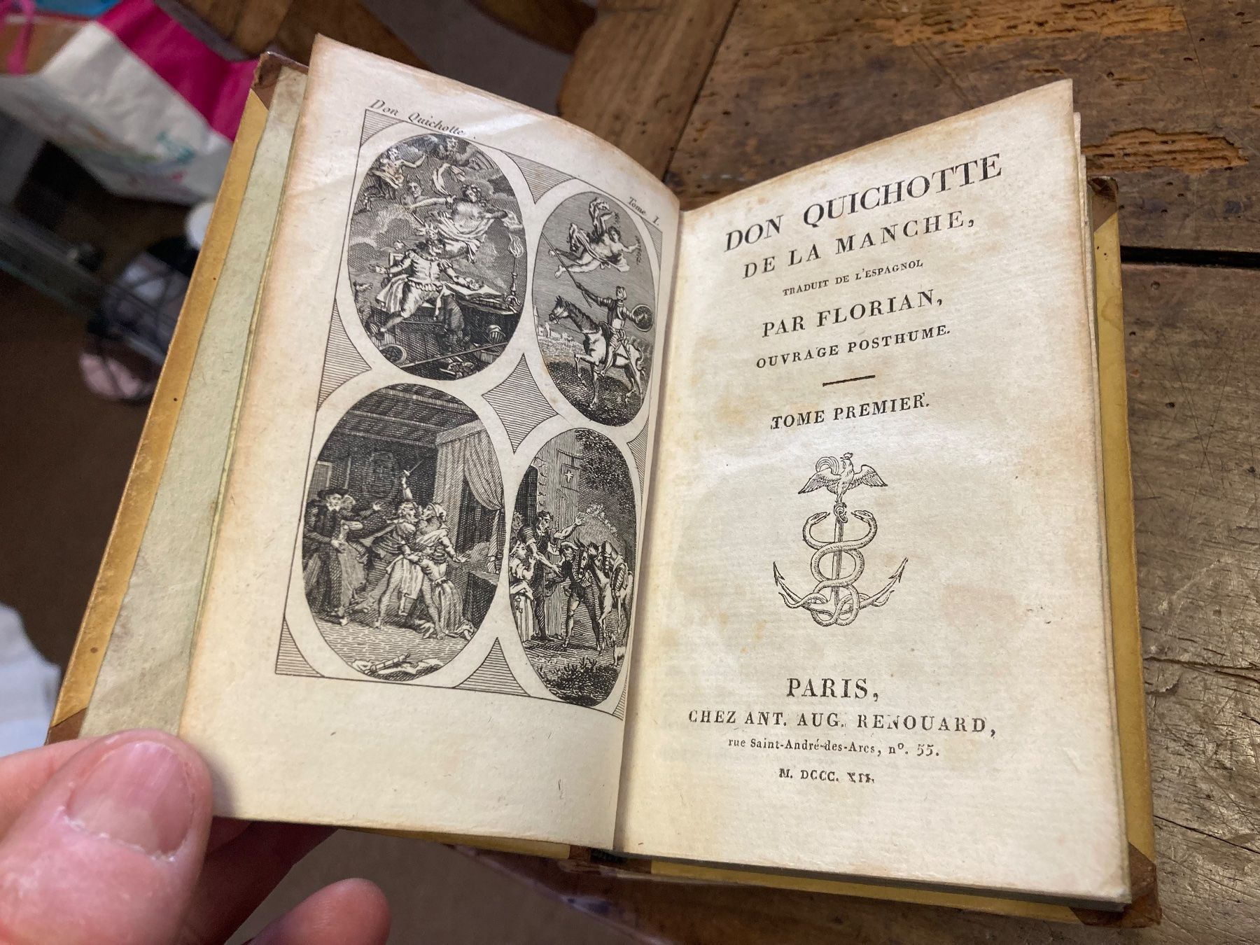 Bücher: Don Quichotte de la Manche FLORIAN 4 Bände – Gebraucht aus Bern von Jwpm66 2