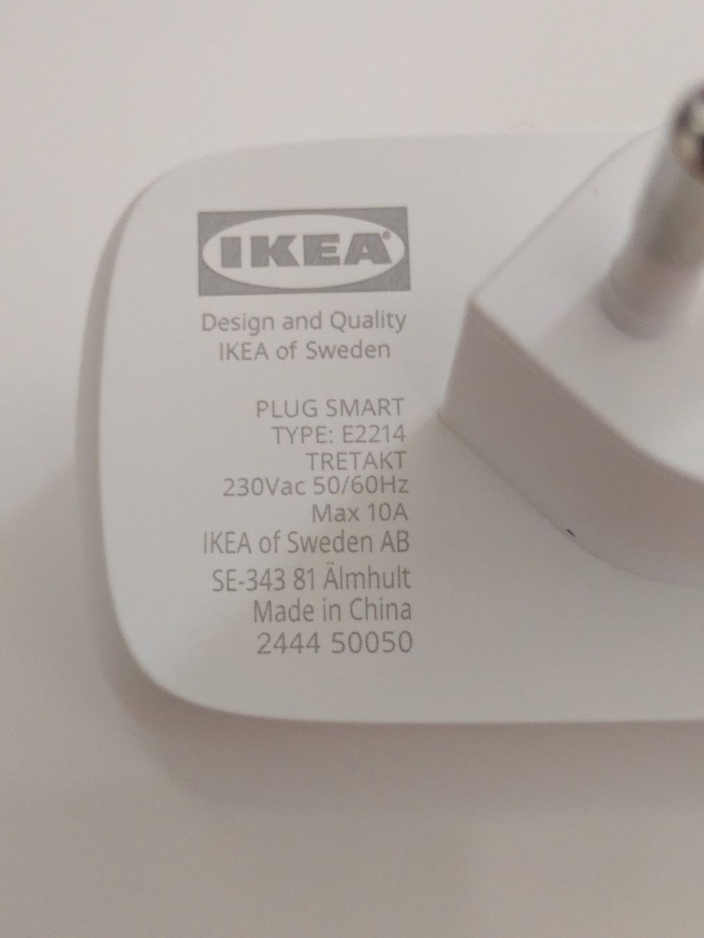 Ikea Spine: Ikea Tretakt Steckdose, smart, zigbee – Usato da Liestal venduto da tonic 4