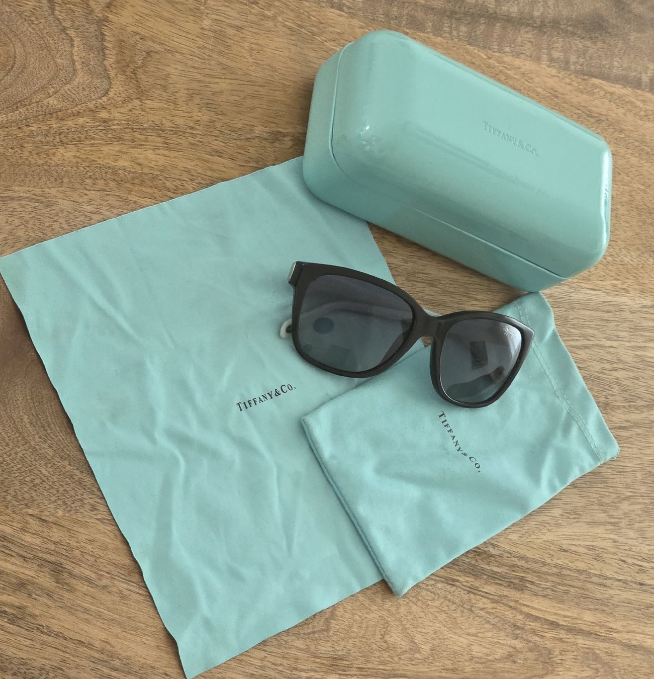 Brillen & Gläser: Sonnenbrille Tiffany & Co. schwarz mit Etui – Gebraucht aus Rheinsulz von Gilea 1