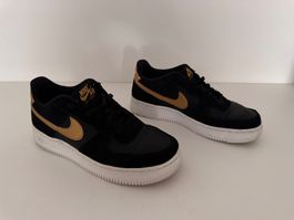 NIKE AIR FORCE 1 black/gold EUR 37.5