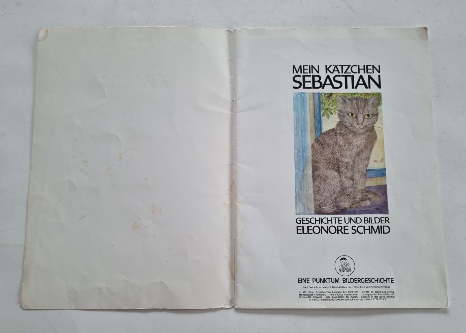 Libri: Bilderbuch "Mein Kätzchen Sebastian" v. E. Schmid – Usato da Opfikon venduto da Diversamente 2