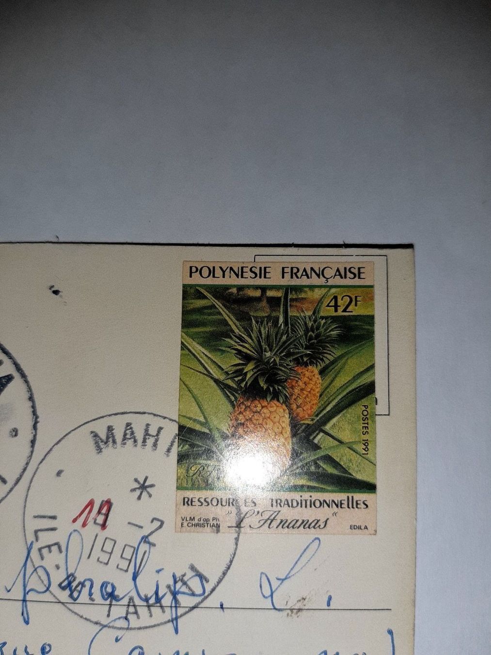 Cartoline postali: Carte post timbre de polynesie française – Usato da Le locle venduto da juliensaran 1