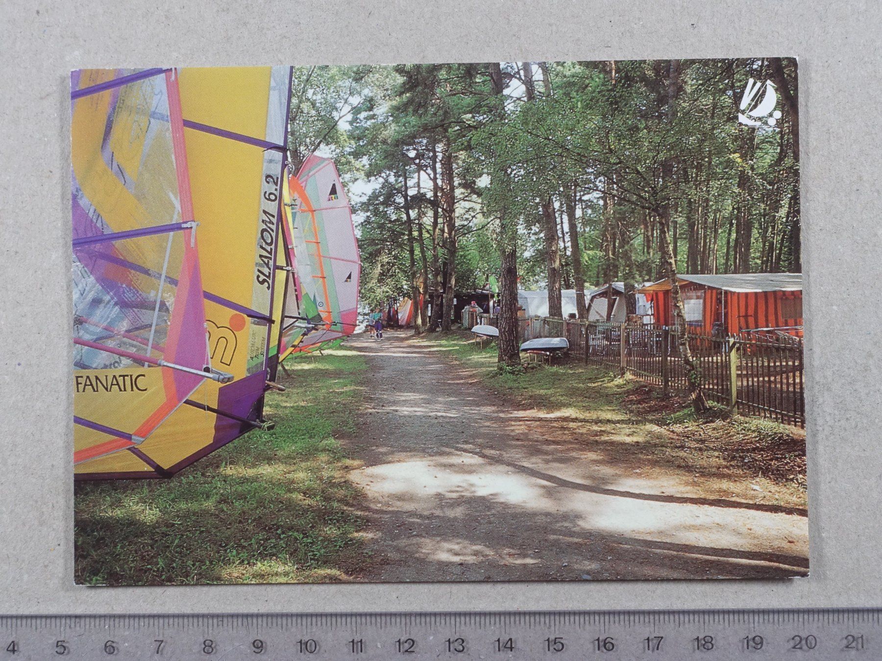 Cartoline postali: Yvonand, Camping, 1995 – Usato da Lenzburg venduto da fh1