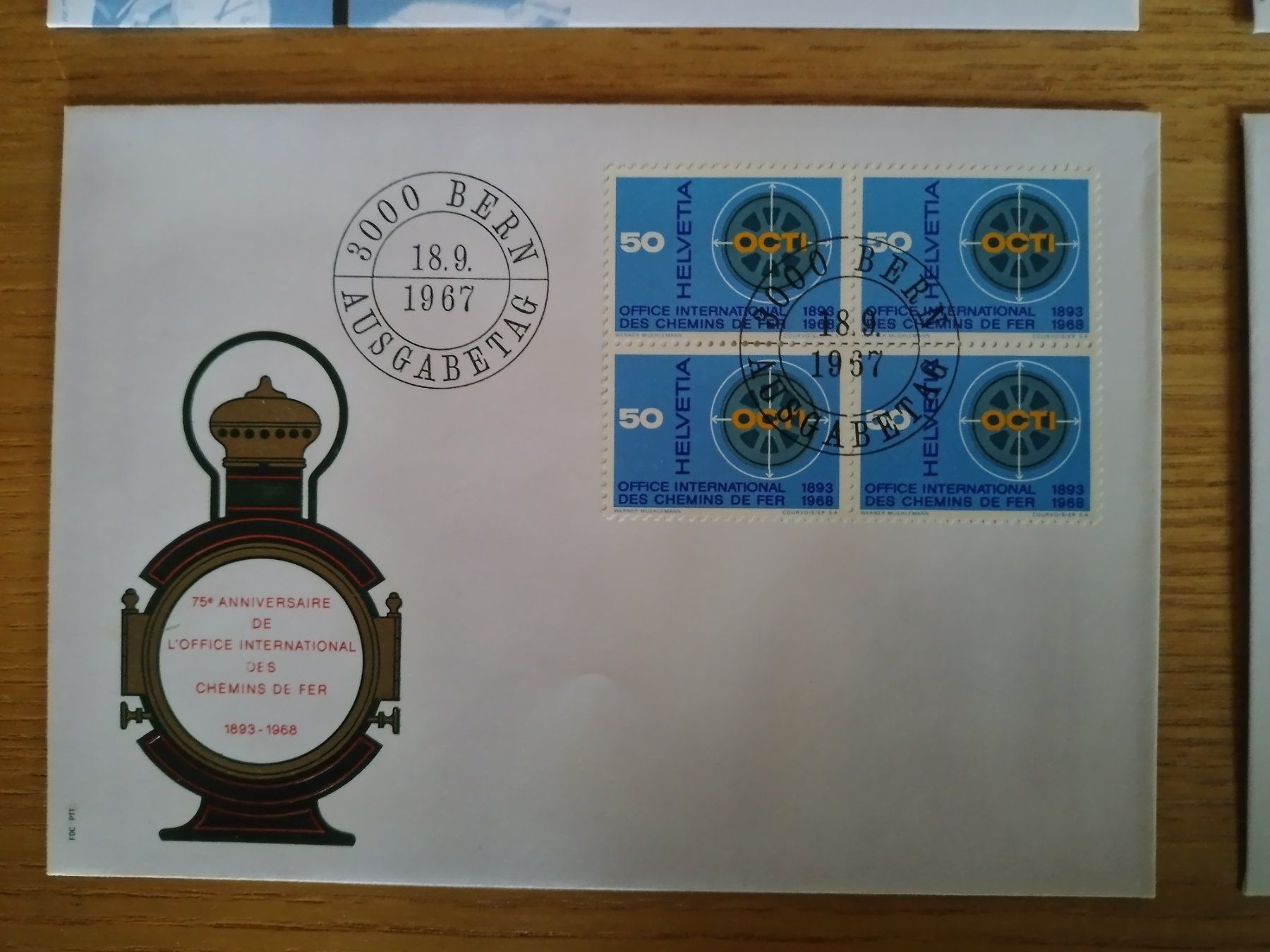 Alle Briefmarken: Briefmarken Ausgabetag Bahn – Gebraucht aus Amden von vipernatter 3