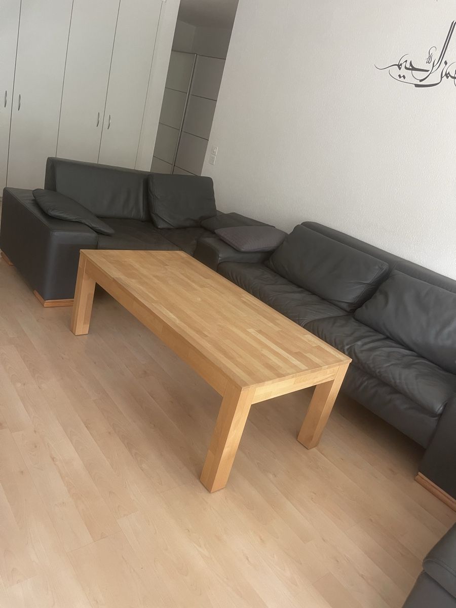 Divani: Schubiger Sofa Leder Graphite 3-4-sitzig 260cm – Usato da Dietikon venduto da Nieselchen 2