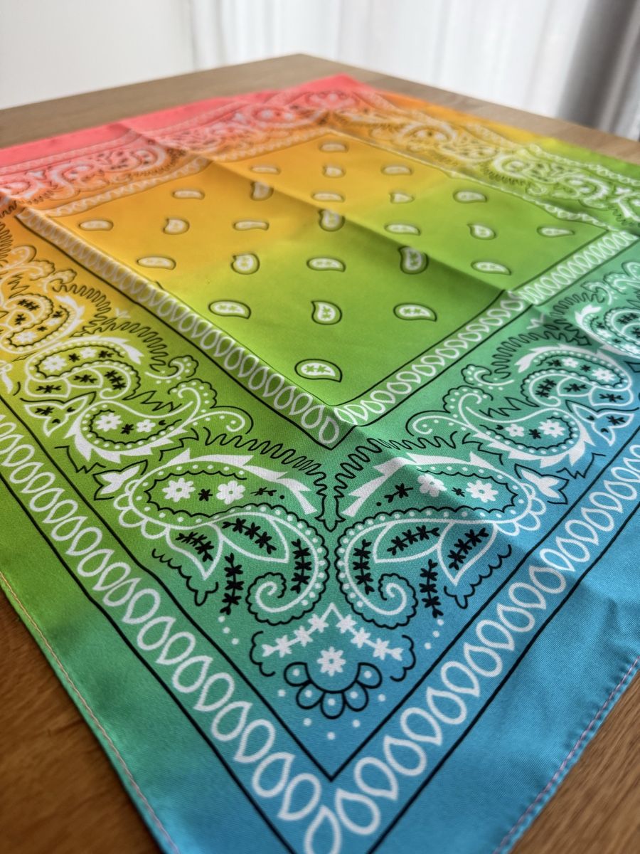 Foulard & Sciarpe: Farbiges Bandana – Usato da Schaffhausen venduto da GLXTCH