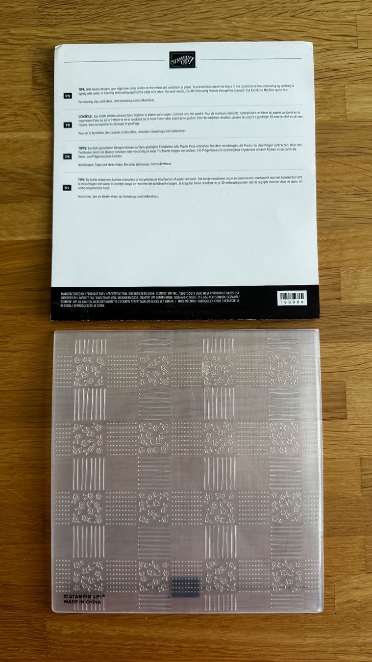 Stampin' up! Schablonen: Stampin Up / Verspieltes Karomuster / A – Gebraucht aus Neukirch (Egnach) von muolen 1