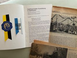 Gottfried Keller Gedenkschriften und Gedenkfeier Glattfelden