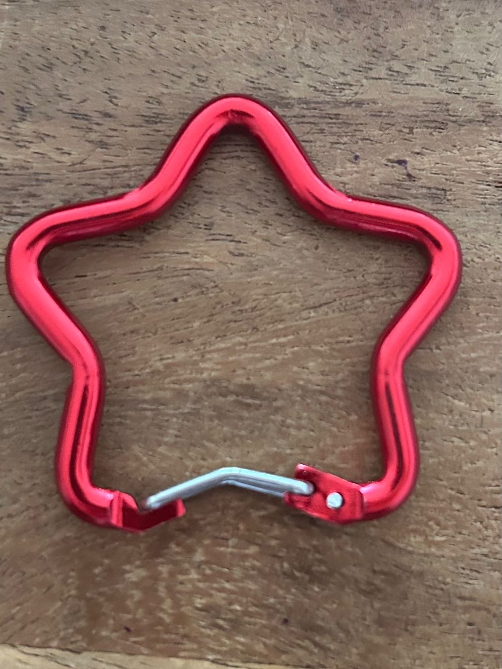 Attrezzatura da arrampicata: Kleiner Karabiner in Sternform NEU – Nuovo e nell'imballaggio originale da Geneve venduto da vane267