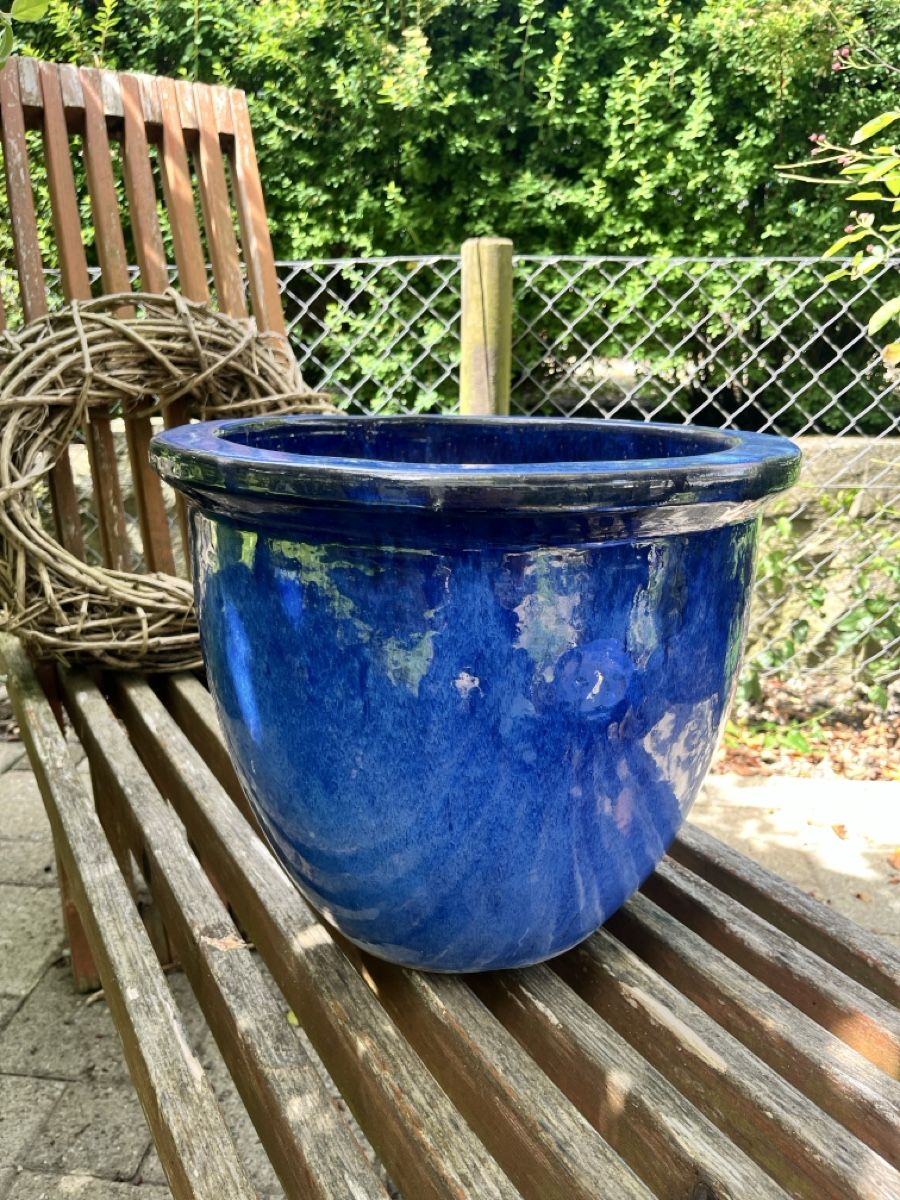 Pentole: Grosse blaue Tontopf – Usato da Eschlikon TG venduto da i.r.