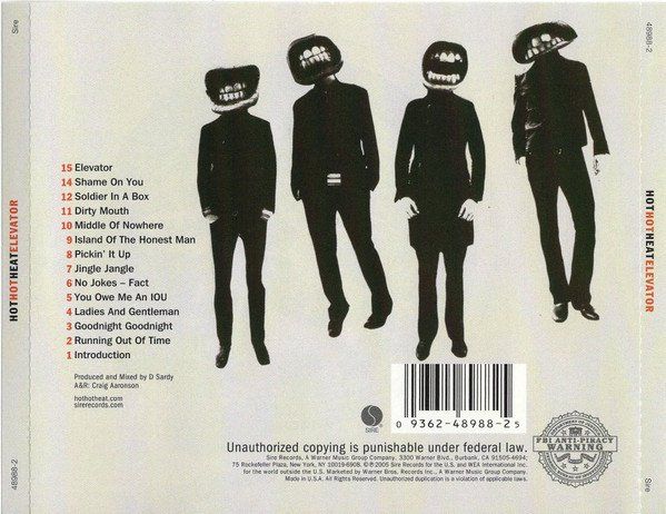 CD: Hot Hot Heat ‎– Elevator – Usato da St.Gallen venduto da jalamusic 1