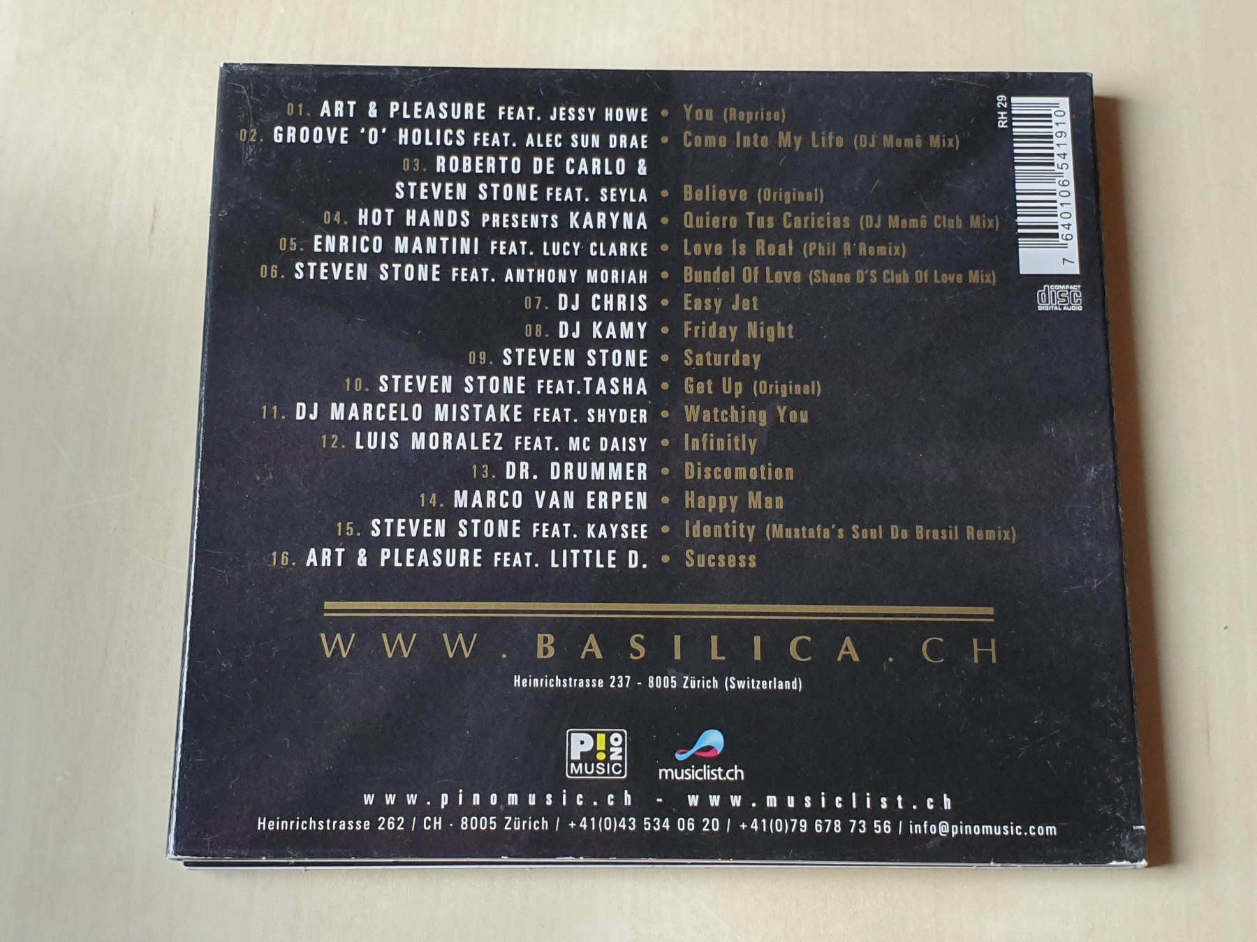 CD: Basilica Bar Lounge Club – Usato da Stansstad venduto da collectorsshop 1