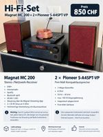 Hochwertiges Hi-Fi Set – Magnat MC 200 + Pioneer Pure Malt