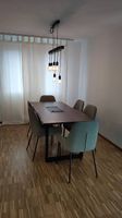 Esstisch Akazie, Stahl Natur Massivholz B 180 T 90 cm