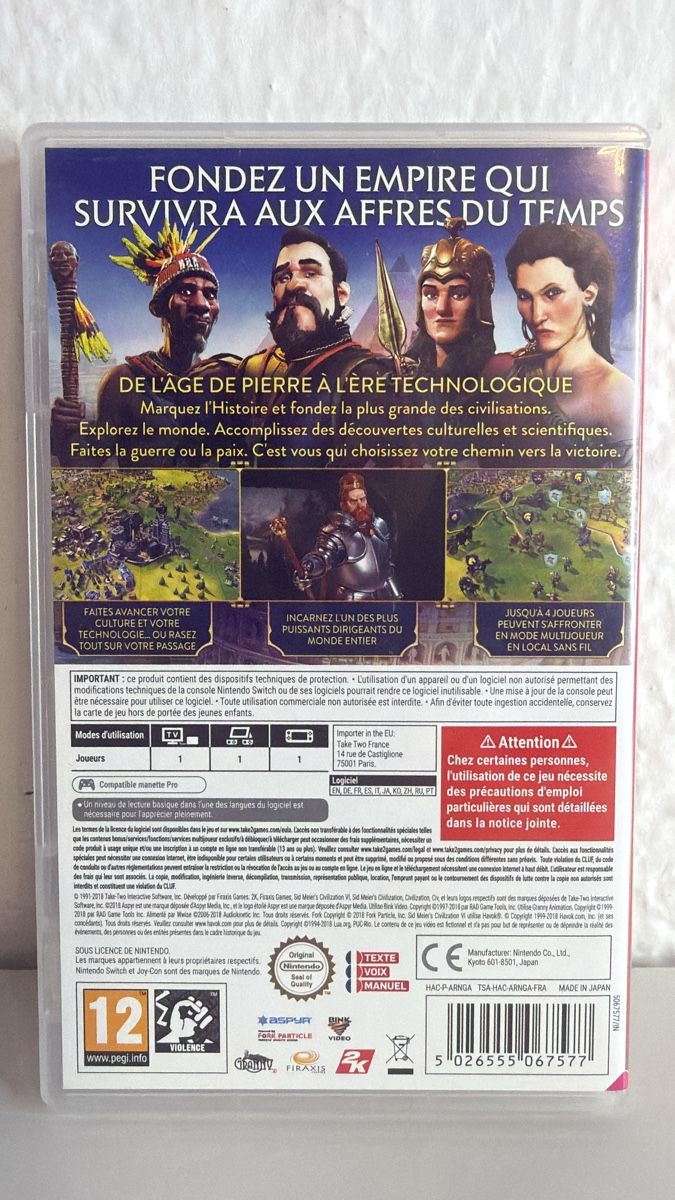 Nintendo Spiele: Nintendo Switch Sid Meier's Civilization VI – Gebraucht aus Ehrendingen von bubulence 1
