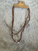 Süsses Choker Collier mit Kleeblatt & Schmetterling 🍀🦋