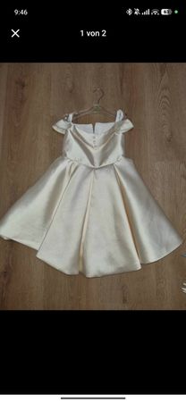 Festkleid Kommunionskleid cremefarben Grösse 134/140 