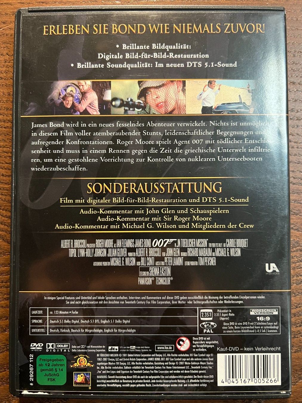 Alle DVDs: 007 In tödlicher Mission – Gebraucht aus Zürich von FilmFreunde 1