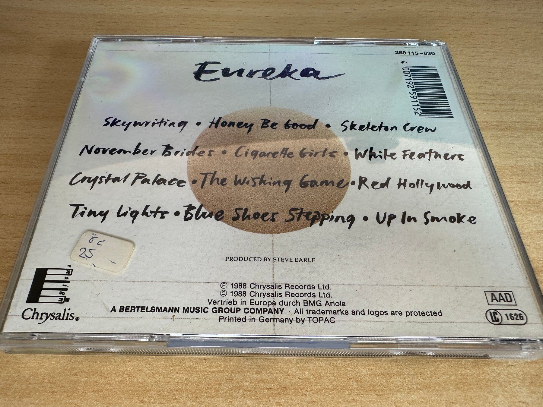 CDs: A1 The Bible – Eureka – Gebraucht aus Rikon im Tösstal von Alpenmutz 1
