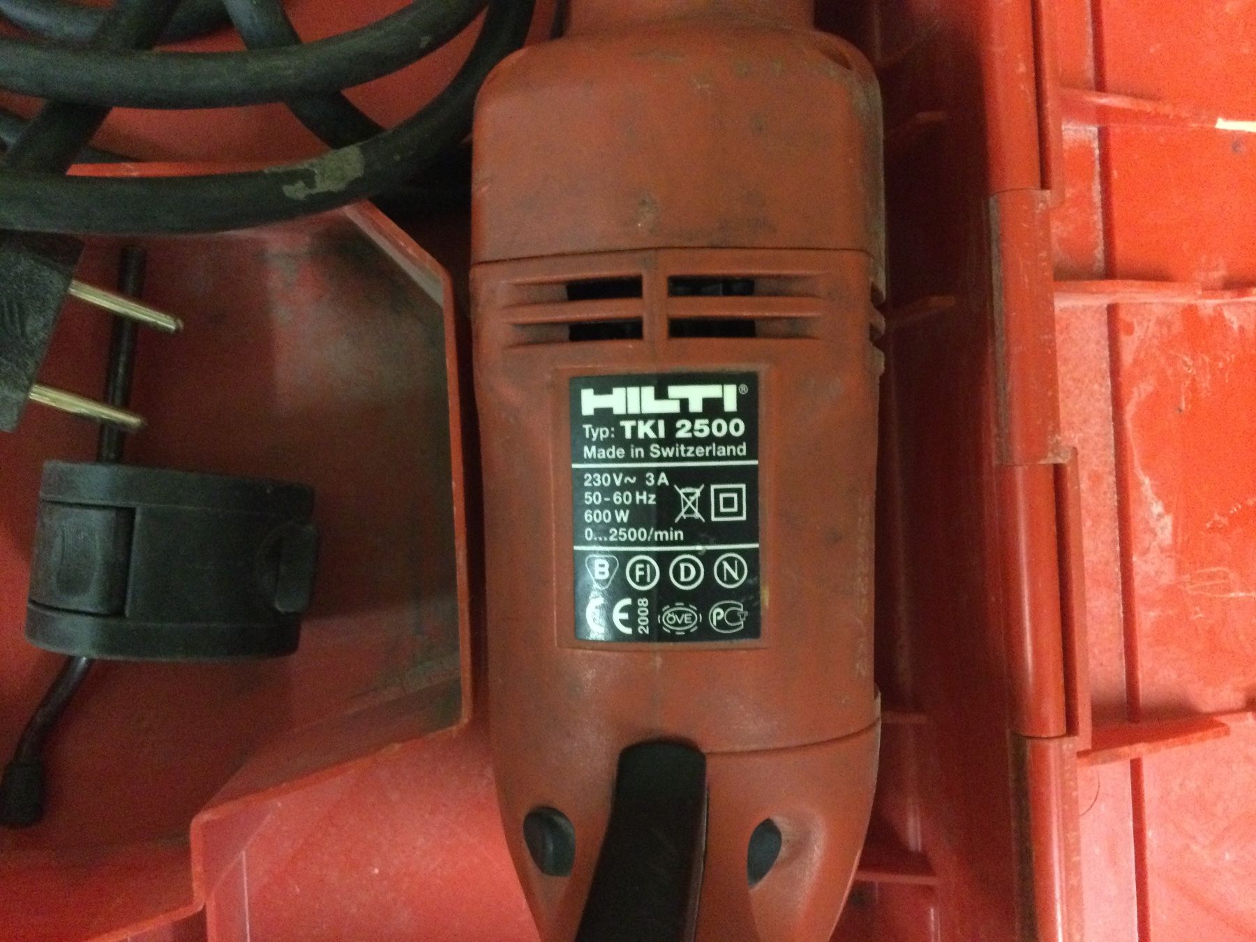Alle Maschinen: Hilti TKI 2500 Trockenbauschrauber – Gebraucht aus Arisdorf von pinguin71 1