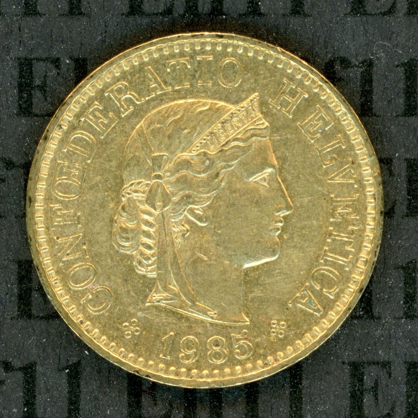 Tutti le monete: CHF___0.05 1985 vz 5 Rappen – Usato da Widnau venduto da Elf11