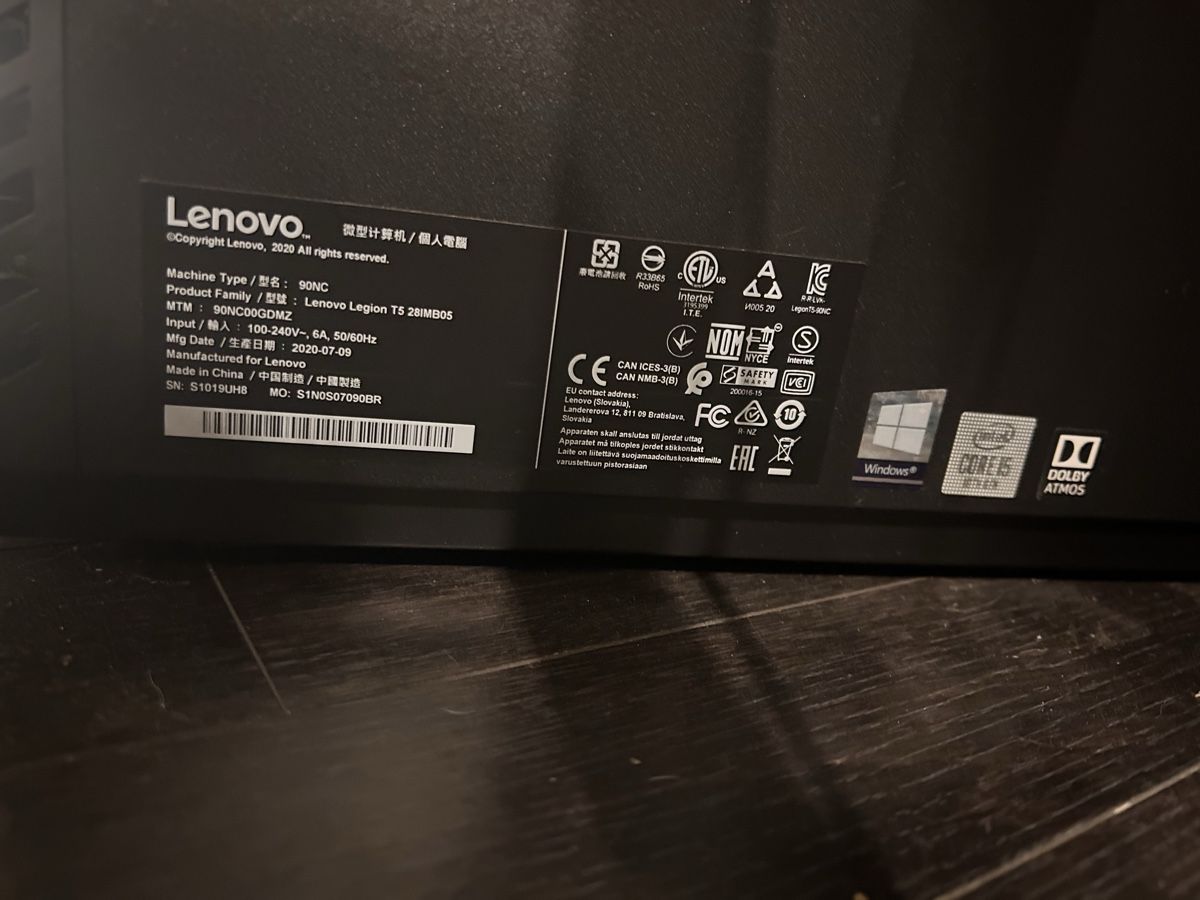 Lenovo PC: Gaming PC - Lenovo Legion T5 28IMB05 – Usato da Roggwil BE venduto da Thugsterio 3