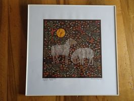 Rosmarie Lenzinger Wettingen Friedliche Zweisamkeit Batik