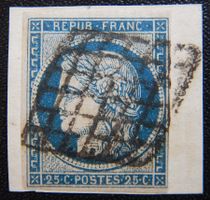 Frankreich Kat. 4c gest. 1850 Kat. 50 Euro