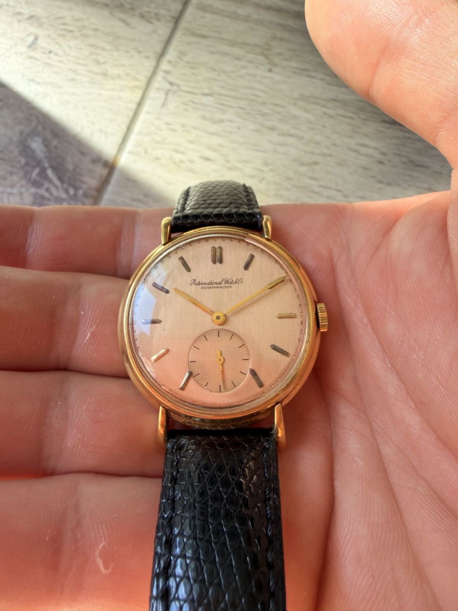 IWC Uhren: Iwc 18k rare Salmon dial – Gebraucht aus Cornol von swi_bv2w