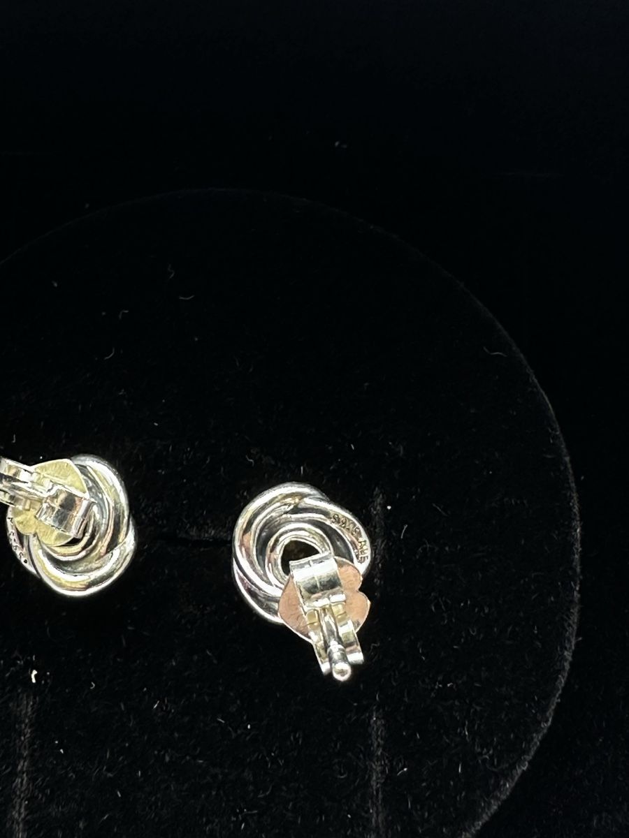 Pandora Orecchini pendenti & Orecchini a lobo: Pandora Ohrstecker Orange – Nuovo (secondo la descrizione) da Bern venduto da Shininglove 2