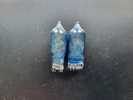 Vintage Blitzbirnen 2er Set Blau