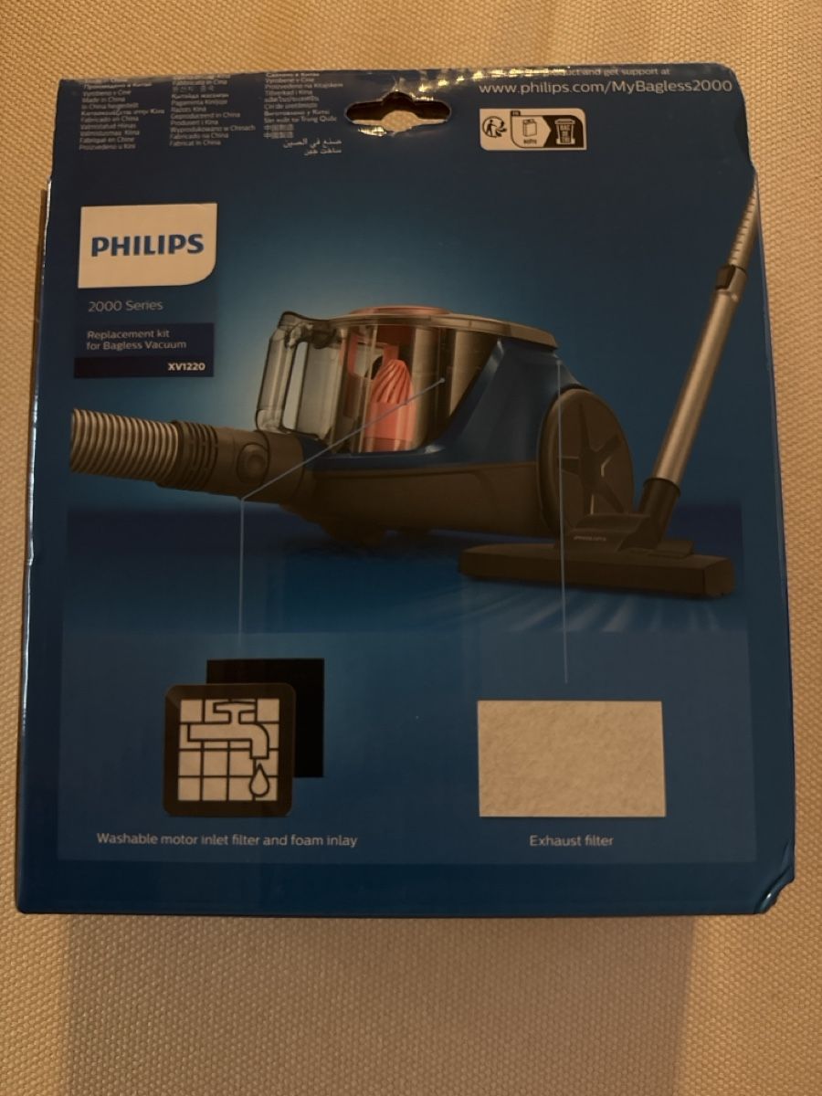 Philips Altro per la casa: Philips 2000 Series Bagless Vacuum Replacement Filter Kit XV – Nuovo (secondo la descrizione) da Altendorf venduto da wqv_97 2