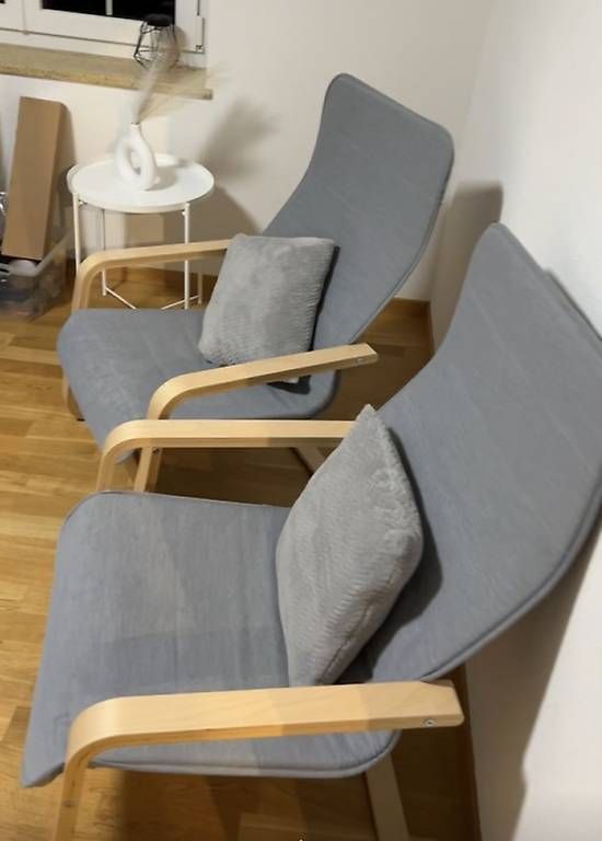 Sessel: Lot de 2 fauteuils gris – Gebraucht aus Biel/Bienne von emi_g8vh