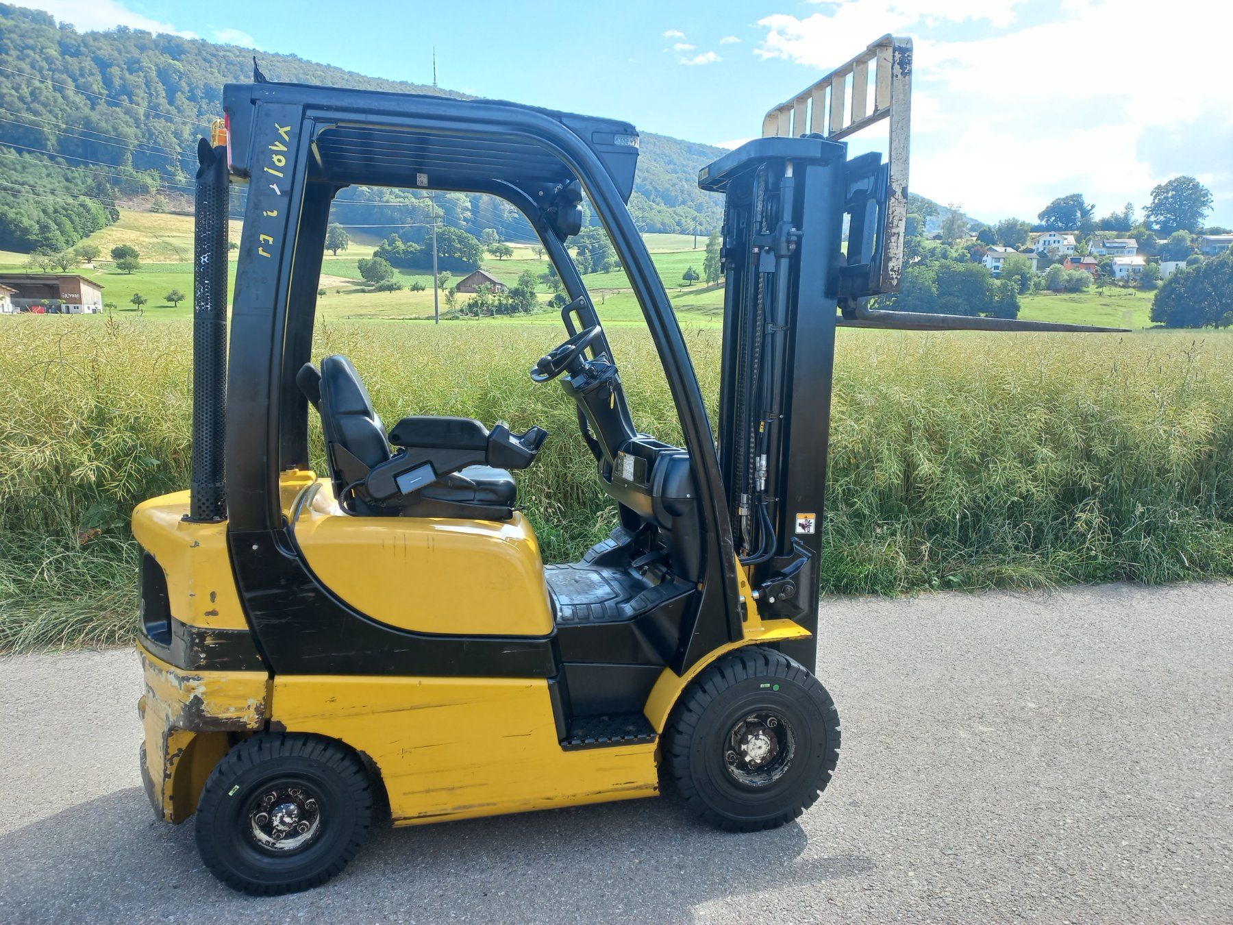 Diesel Carrelli elevatori e a forche: Dieselstapler Yale GDP18VX 1,8T Stapler Triplex Seitenschub – Usato da Dulliken venduto da Classiclerch4657 1
