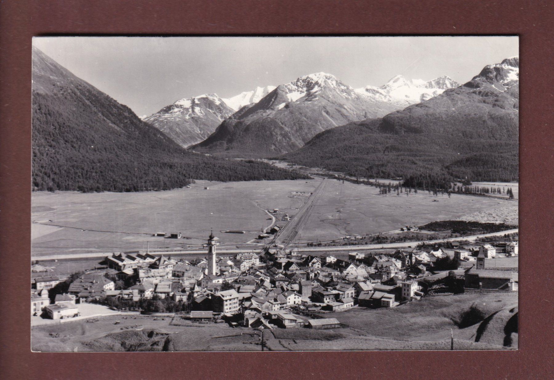 Cartoline postali: SAMEDAN - Berninagruppe - 1962 – Usato da Pully venduto da nicecards