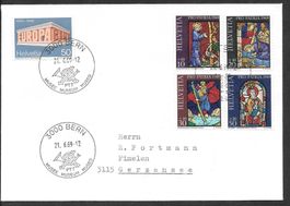 Brief Pro Patria 1969 Bern 21.6.1969