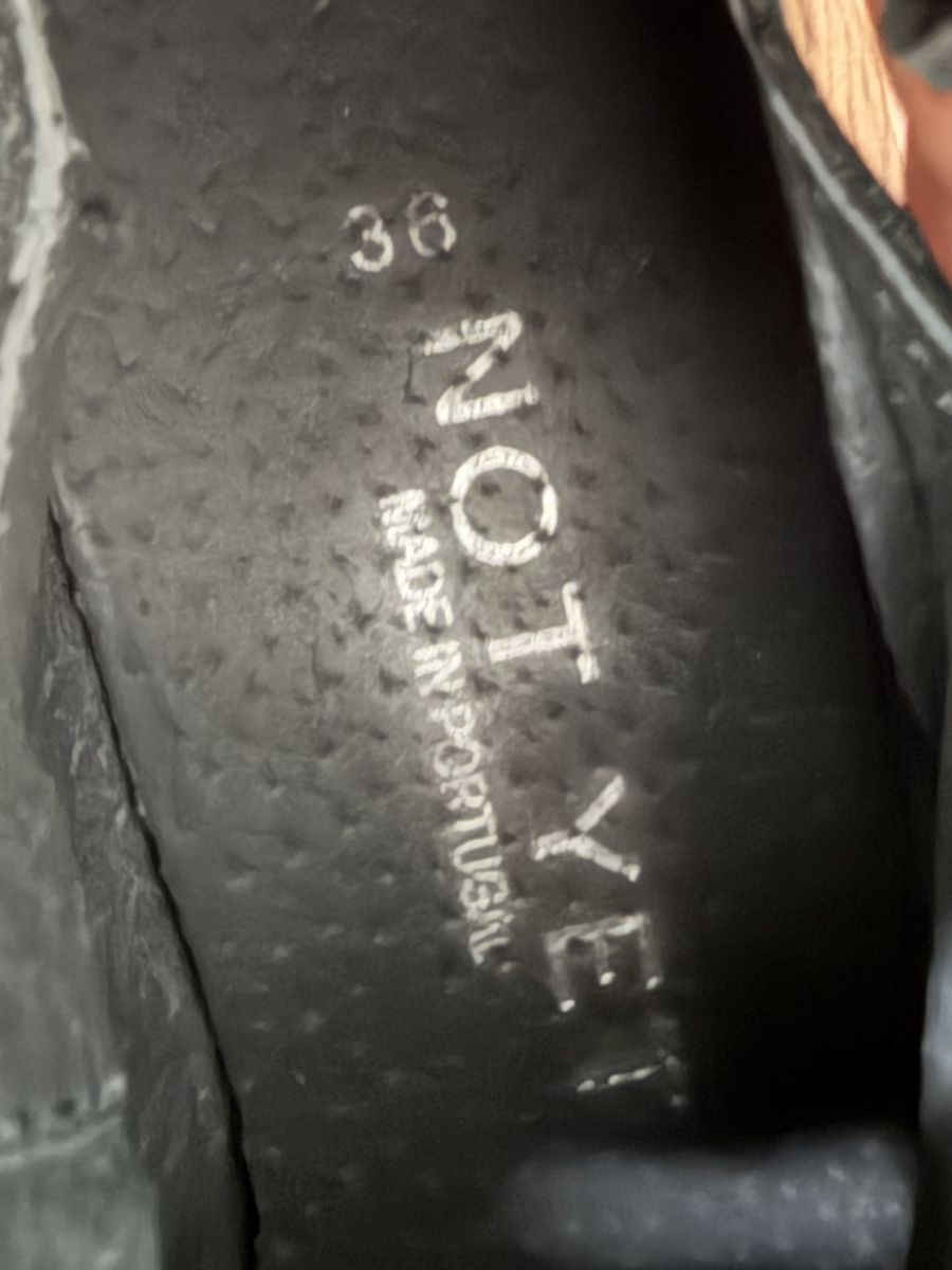 Hufschuhe: Not Yet Black Platform Heeled Ankle Boots Size 36 – Gebraucht aus Dänikon ZH von RAFIMIKI 3