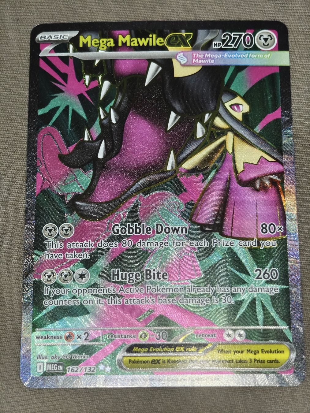 Pokémon Carte collezionabili: Mega Mawile ex 162/132 EN – Nuovo (secondo la descrizione) da Therwil venduto da Cordachu_Trade