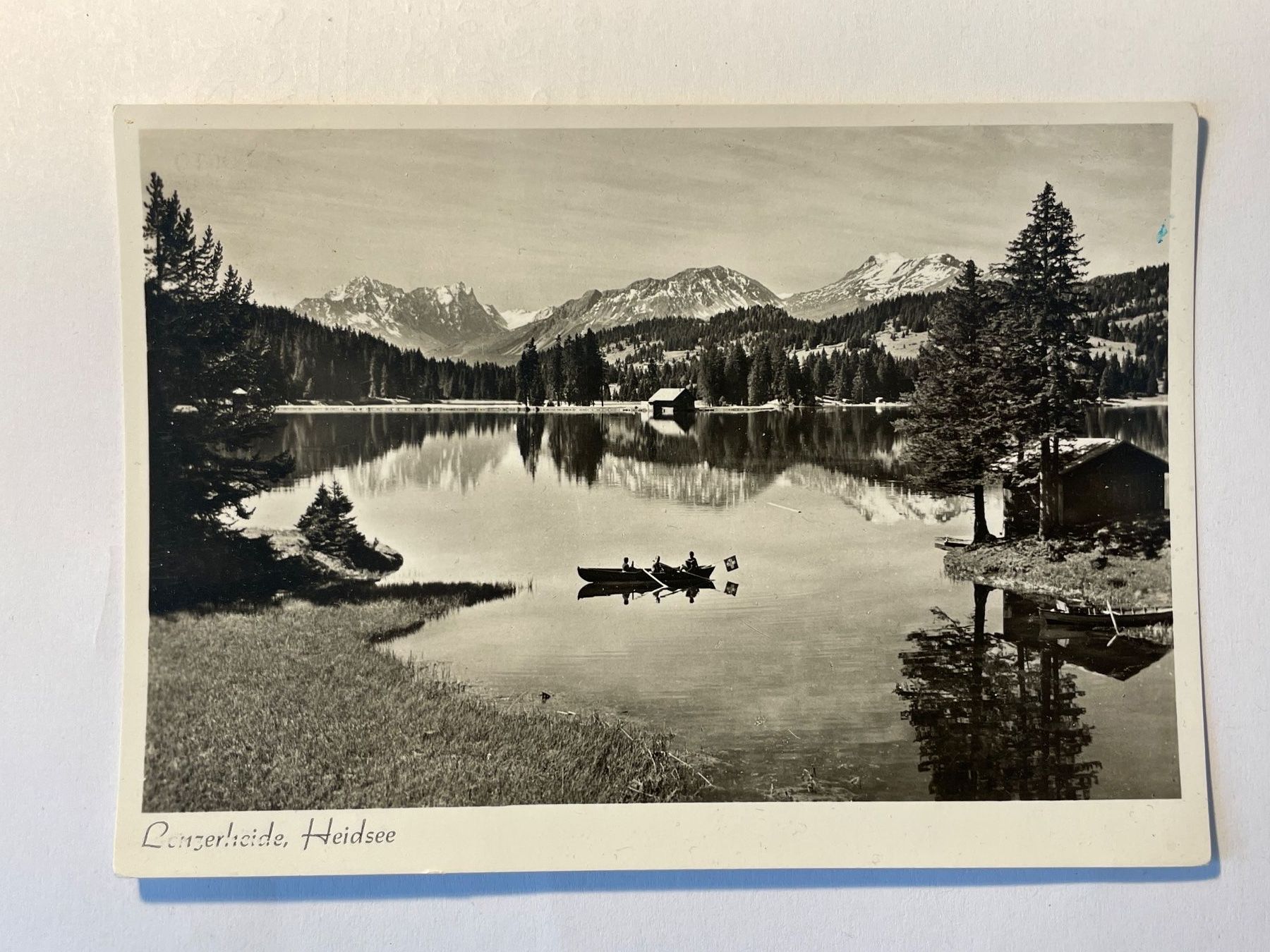 Cartoline postali: Alte Ansichtskarte Lenzerheid Heidsee, Graubünden – Usato da St. Gallen venduto da Gallus8