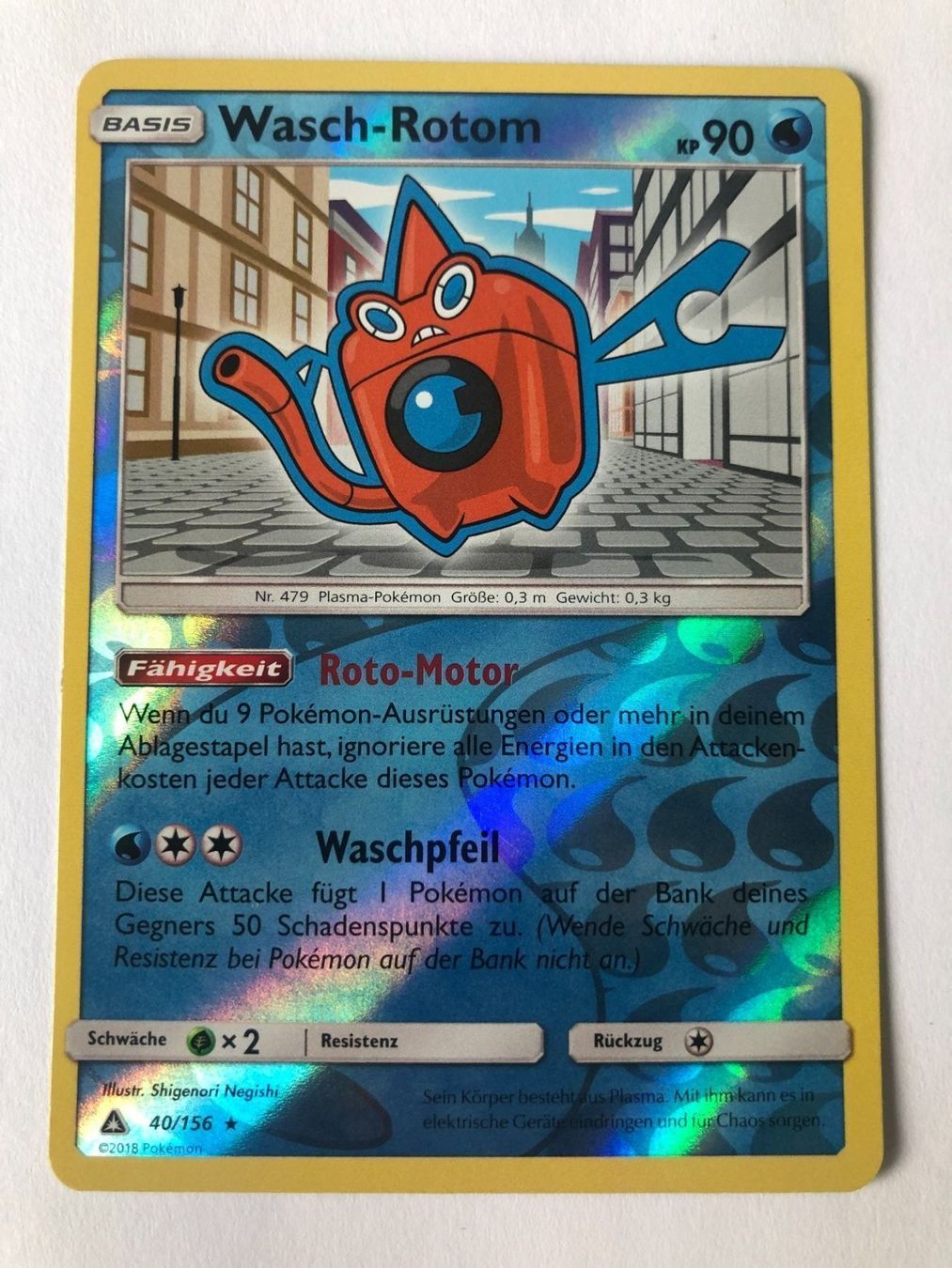 Pokémon Sammelbilder & Trading cards: Wasch-Rotom - Reverse Holo - Pokemon TCG – Neu (gemäss Beschreibung) aus Nussbaumen AG von pik_wj8w