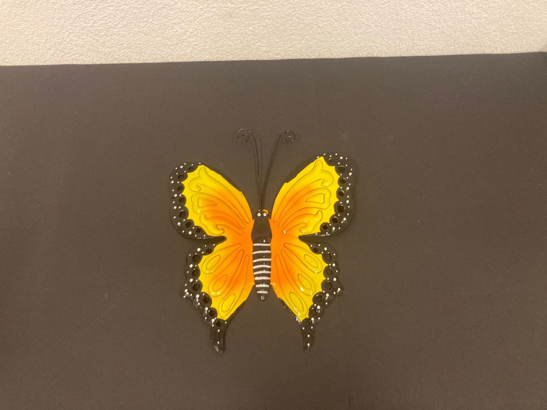 Tutte le decorazioni: Schmetterling aus Blech, ca. 38 x 30 cm – Nuovo (secondo la descrizione) da Neuenhof venduto da jorogo 1