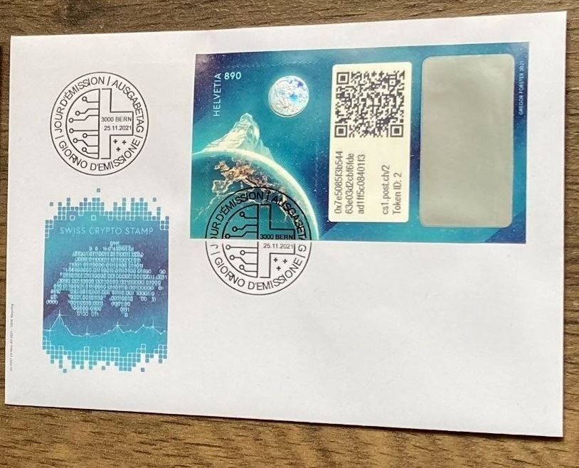 Buste & buste per spedizione: Swiss Crypto Sonderumschlag ID:2 – Nuovo e nell'imballaggio originale da Baar venduto da CryptoShop 1