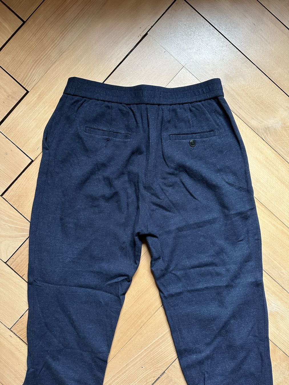 Massimo Dutti Hosen: MASSIMO DUTTI - Stoffhose dunkelblau gemustert 36 – Gebraucht aus Zürich von Diazaio 2