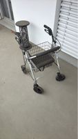 Rollator Gehhilfe mit Korb und Sitz, Zustand akzeptabel
