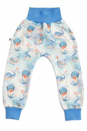 Sweat Pumphose mit blauem Wal - Gr.92/98 - NEU