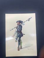 Postkarte PTT Museum Läufer von Appenzell 16. Jahrh.
