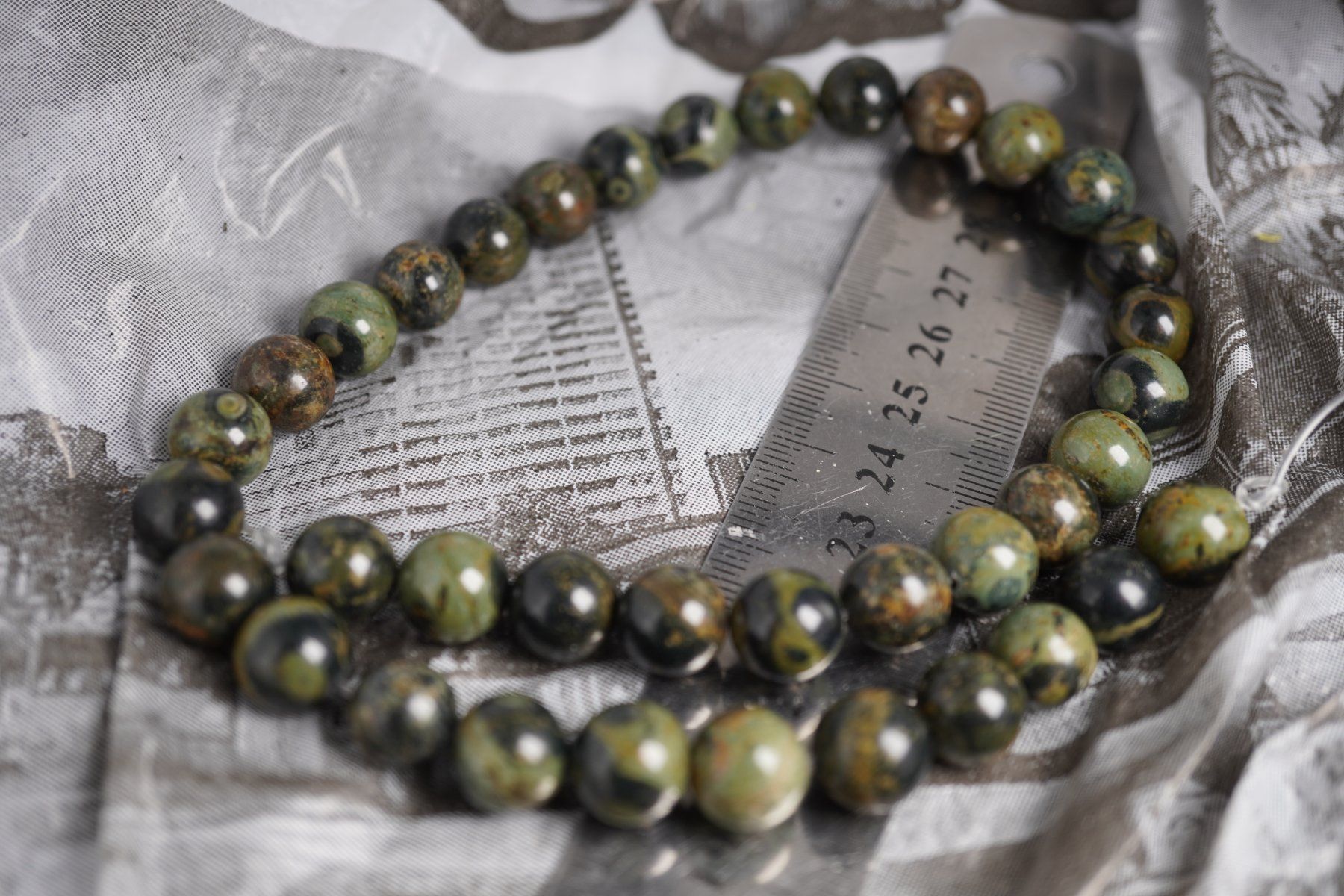 Mineralien & Heilsteine: Kambaba  Jasper    Strang ca12mm ab  1.-     Räumung – Neu und originalverpackt aus Eschenbach SG von topstone 2