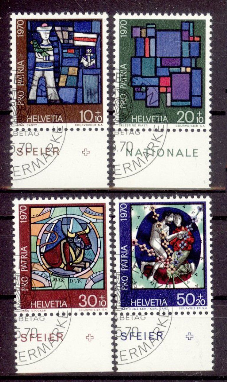 Tutti i francobolli: 1970, Pro Patria, ET – Usato da Willisau venduto da Vollstempel